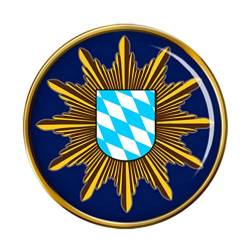 Polizei Bayern Anstecknadel von Giftshop UK