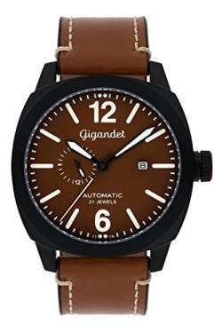 Gigandet Herren Analog Japanisches Automatikwerk Uhr mit Leder Armband AVG16-01 von Gigandet