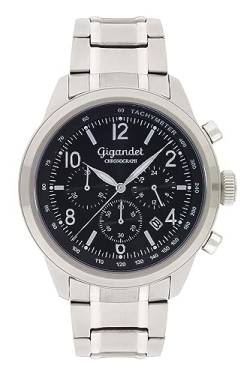 Gigandet Herren Analog Japanisches Quarzwerk Uhr mit Edelstahl Armband AVG25-01 von Gigandet