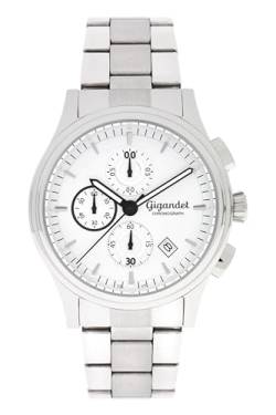 Gigandet Herren Analog Japanisches Quarzwerk Uhr mit Edelstahl Armband VNAG44/003 von Gigandet