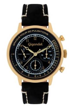 Gigandet Herren Analog Japanisches Quarzwerk Uhr mit Edelstahl Armband VNAG45/004 von Gigandet