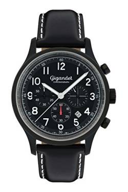 Gigandet Herren Analog Japanisches Quarzwerk Uhr mit Leder Armband AVG50-06 von Gigandet