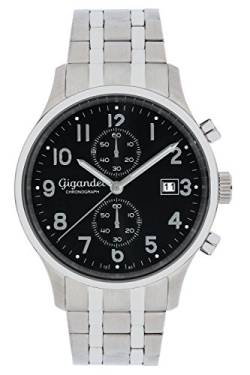 Gigandet Herren-Armbanduhr Chronograph Quarz Analog mit Edelstahlarmband Skyscraper G49-006 von Gigandet