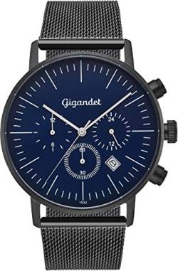 Gigandet Herren Uhr Analog Quarz mit Edelstahl Armband G22-006 von Gigandet