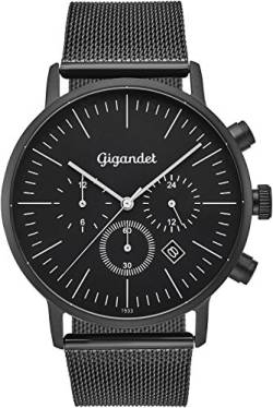 Gigandet Herren Uhr Analog Quarz mit Edelstahl Armband G22-007 von Gigandet