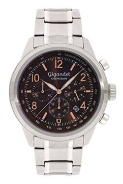 Gigandet Herren Uhr Chronograph Quarz mit Edelstahl Armband G25-003 von Gigandet