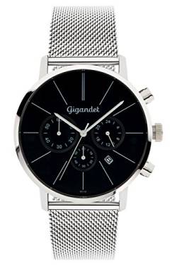 Gigandet Minimalism Herren-Armbanduhr Chronograph Quarz Analog mit Metallarmband G32-006 von Gigandet