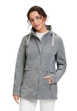 Gil Bret Damen Jacke Popeline, Silber, 42 von Gil Bret