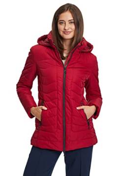 Gil Bret Damen Steppjacke mit abnehmbarer Kapuze Tango Red,44 von Gil Bret