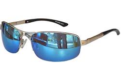 Gil SSC MATRIX SONNENBRILLE SPORTBRILLE MOTORRADBRILLE SPORT BRILLE M 26 (Chrom blau verspiegelt) von Gil SSC