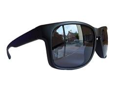 Gil SSC Nerd Retro Brille Sonnenbrille Schwarz Verspiegelt (W 1 Black glänzend) von Gil SSC