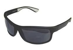 Gil SSC Sportbrille Sonnenbrille Motorradbrille Radbrille Sport Gangster Style (schwarz grau verspiegelt) von Gil SSC