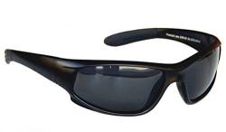 Gil SSC Sportbrille Sonnenbrille Snowboard Black matt verspiegelt Fahrradbrille Sport M 1 (Schwarz verspiegelt) von Gil SSC