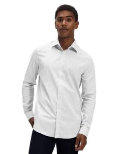 Gilby Park Fremont Classic - Regular fit Hemd Herren Weiß Gr. XXL - Langarm Herrenhemd aus Bügelleichte Baumwolle mit Stretch - ideale Business Hemden für Männer von Gilby Park