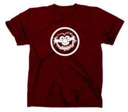 Animal Tier Muppets T-Shirt, M, Maroon von Gildan