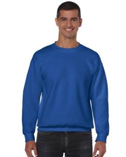 GILDAN Herren 50/50 Adult Crewneck Sweat Sweatshirt, Blau (Royal Royal), XXL von Gildan