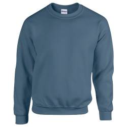 GILDAN Herren 50/50 Adult Crewneck Sweat Sweatshirt, Blue (Indigo Blue), S von Gildan