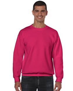 GILDAN Herren 50/50 Adult Crewneck Sweat Sweatshirt, Purple (Heliconia), M von Gildan