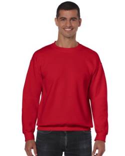 GILDAN Herren 50/50 Adult Crewneck Sweat Sweatshirt, Rot (Red Red), XL von Gildan