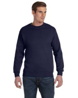 GILDAN Herren 50/50 Adult Crewneck Sweat Sweatshirt, blau (Marineblau), XXXXL von Gildan
