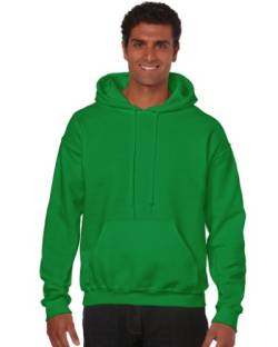 GILDAN Herren Adult 50/50 Cotton/Poly. Hooded Sweat Sweatshirt, Grün (Irish Green), Medium (Herstellergröße: M) von Gildan