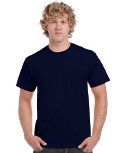 GILDAN Herren Adult Ultra Cotton T-Shirt, Blau (Navy), XX-Large (Herstellergröße: XXL) von Gildan