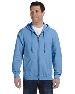 Gildan 18600 Heavy Blend Erwachsene Full Zip Hoodie Hooded Sweatshirt Carolina Blue L von Gildan