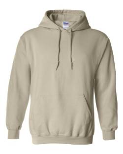 Gildan Blank Hoodie - Kapuzenpullover - Unisex Style 18500 Erwachsene Pullover, (Heather Sport Dark Navy), Large von Gildan