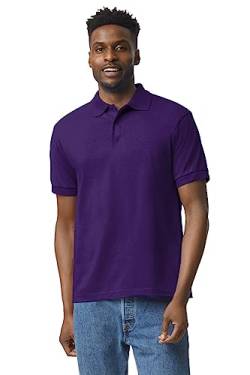 Gildan DryBlend Herren Polo-Shirt, Kurzarm (3XL, Violett) von Gildan