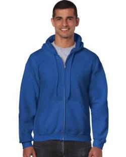 Gildan Heavy Blend Erwachsenen Kapuzen Sweatjacke 18600, Royal, XL von Gildan