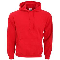 Gildan Heavy Blend Unisex Kapuzenpullover/Hoodie/Kapuzensweater (4XL) (Rot) von Gildan