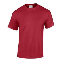 Gildan - Heavy Cotton T-Shirt '5000' / Cardinal Red, XXL von Gildan