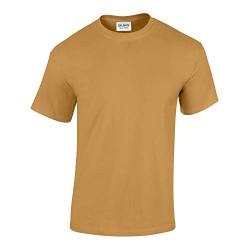 Gildan - Heavy Cotton T-Shirt '5000' / Old Gold, 3XL von Gildan