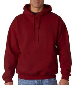 Gildan Heavyweight DryBlend Unisex Kapuzenpullover/Hoodie/Kapuzensweater (2XL) (Rotbraun) von Gildan