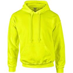 Gildan Heavyweight DryBlend Unisex Kapuzenpullover/Hoodie/Kapuzensweater (2XL) (Sicherheitsgrün) von Gildan