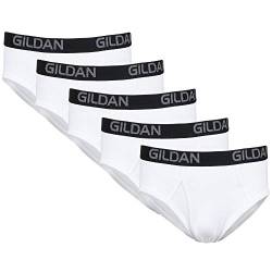 Gildan Herren Baumwoll-Stretch Slip, Artic White (5-Pack), Medium (5er Pack) von Gildan