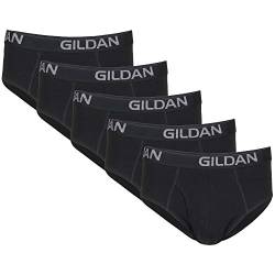 Gildan Herren Baumwoll-Stretch Slip, Black Soot (5er-Pack), X-Large von Gildan
