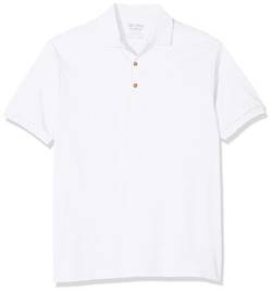 Gildan Herren DryBlend Erwachsene Jersey Poloshirt Polohemd, weiß, XL von Gildan