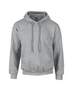 Gildan Herren DryBlend Erwachsene Kapuzen-Sweatshirt Hoodie, Grau (Sportgrau), X-Large von Gildan