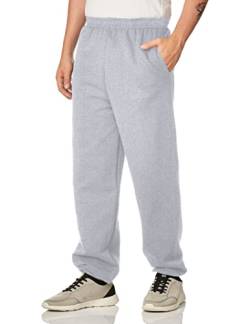 Gildan Herren Elastische Sweathose mit Taschen Hose, Grau-Sport Grey, XXL von Gildan