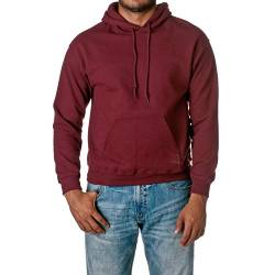 Gildan Herren Fleece Hoodie Sweatshirt, Style G18500, Multipack Kapuzenpullover, Kastanienbraun, Medium von Gildan