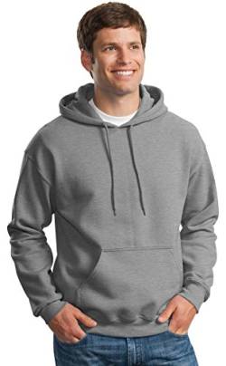 Gildan Herren Hoodie DryBlend Hooded Sweatshirt Grau Sport Grey XXL von Gildan