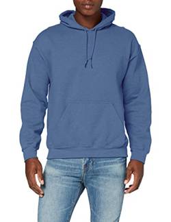 Gildan Herren Schweres Kapuzensweatshirt Hoodie, Blau (Indigoblau), Medium von Gildan