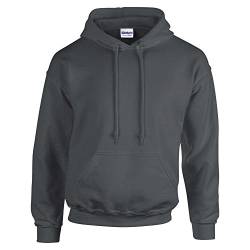 Gildan Herren Schweres Kapuzensweatshirt Hoodie, Grau (Anthrazit), XL von Gildan