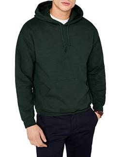 Gildan Herren Schweres Kapuzensweatshirt Hoodie, Grün (Waldgrün), L von Gildan