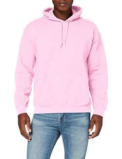 Gildan Herren Schweres Kapuzensweatshirt Hoodie, Pink (hellpink), XXL von Gildan