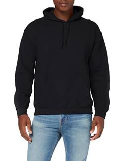 Gildan Herren Schweres Kapuzensweatshirt Hoodie, Schwarz, M von Gildan