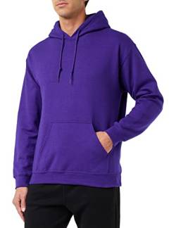 Gildan Herren Schweres Kapuzensweatshirt Hoodie, violett, M von Gildan