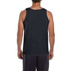 Gildan Herren Softstyle Tank-Top / Oberteil, ärmellos (M) (Schwarz) von Gildan