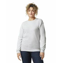 Gildan Herren Sweatshirt aus Fleece mit Rundhalsausschnitt, Stil G18000 T-Shirt, Aschgrau, XL von Gildan
